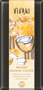   Chocolate Branco Biolgico com Pedaos de Manga, Coco e Iogurte, 100g