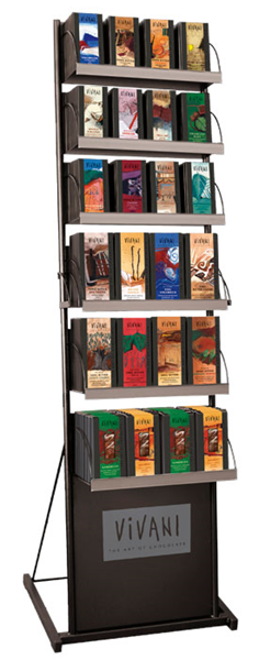   Expositor Metlico - Vivani com 240 tabletes - Medidas: 162cmx50cmx47cm