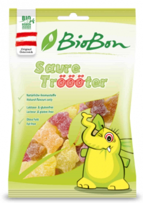   Gomas biolgicas cidas sabor a frutas Trter - 100g